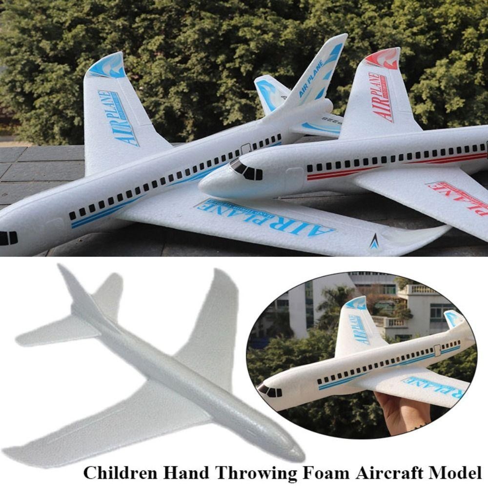 Máy Bay Ném Tay YOLOGO, Máy Bay Xốp Lớn 49 * 45cm, Chất Lượng Cao 2 Màu Mô Hình Chuyến Bay Ngoài Trời Ném Tay Đồ Chơi