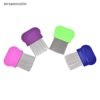 Airspecutin Mới Anoplura Flea Lược Cootie Thép Không Gỉ Chấy Lược Cho Trẻ Em Bọ chét Lược EN