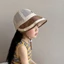 Mũ chống nắng KANGN, Mũ ngư dân thoáng khí chữ cái, Lưới thời trang Tấm che lớn Mũ mùa hè cho trẻ em