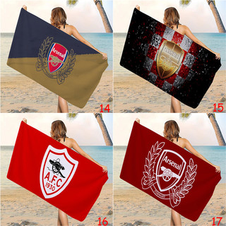Khăn tắm đi biển Arsenal F.C. In một mặt Khăn tắm vải Terry thấm hút mềm Trang chủ Đồ dùng phòng tắm
