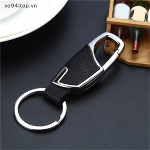Xoitop Nam Sáng Tạo Mới Kim Loại Da Vòng Keyfob Xe Móc Khóa Quà Tặng VN
