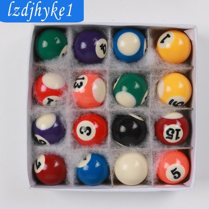 Bộ 16 Quả Bóng Bi-a Mini, Bộ Nhỏ 25 Mm Bi-a Nhỏ Để Giải Trí, Thể Thao Và Tập Gym