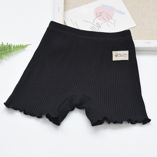 Quần short legging màu trơn bằng vải cotton co giãn dành cho bé gái 1-14 tuổi
