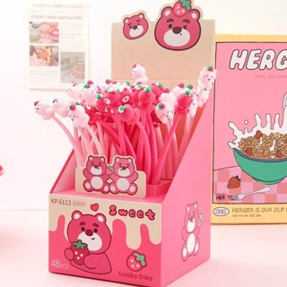 [Mực Đen] Bút Bi Silicon Thân Mềm Sweet Lúc Lắc, Bút Bi Mực Gel Khô Nhanh, Mực Đều, Nét Chữ Đẹp
