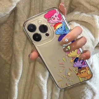 Ốp Điện Thoại Di Động Hoạt Hình My Little Pony Cho IPhone 11 15 14 13 Pro Max 12 / 8se 7 Plus XS Chất Liệu Silicon Chống Thấm Nước Và Chống Sốc Vỏ Mới