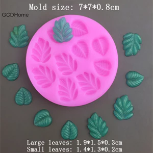 Gcdhome 1 Lá Khuôn Silicon DIY Chocolate Fondant Bánh Trang Trí Dụng Cụ Handmade Món Tráng Miệng Khuôn Cupcake Nướng Khuôn Nóng