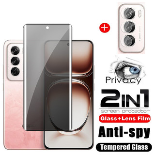 Oppo Reno 12 Pro 5G 2024 Cong Bảo Vệ Màn Hình Kính Cường Lực Bảo Vệ Màn Hình 2in1 full Cover Phim Bảo Vệ Điện Thoại Cho OPPO Reno12 Reno12Pro Ống Kính Máy Ảnh F