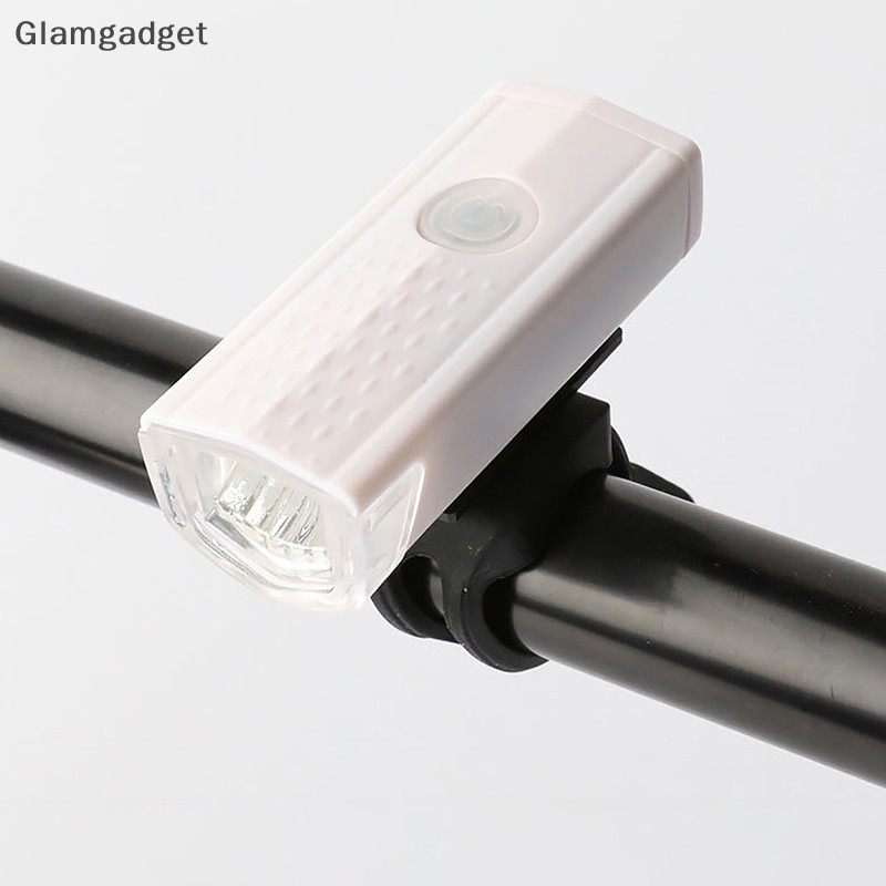 [Glamgadget] Đèn xe đạp xe đạp Bộ sạc LED USB Chu kỳ leo núi Đèn pha ...
