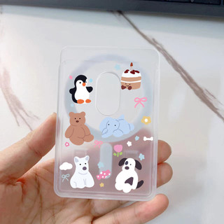 Ví điện thoại hoạt hình chống sốc trong suốt đáng yêu Thích hợp cho Iphone 15 14 13 12 Ví đựng thẻ điện thoại