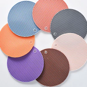 Lót nồi silicon chống nóng chịu nhiệt đa năng-Miếng lót nồi-Đế lót nồi nhiều màu sắc cao cấp-GIOVA
