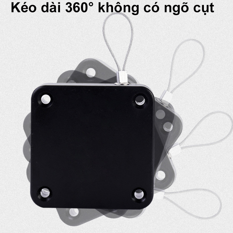 Hộp dây rút tự động đóng cửa, Cửa đệm gần hơn,Kéo dây cửa tự động đóng lại,không cần Khoan Đục, Rât thuận tiện