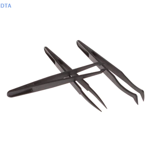 Dta 1 Dụng Cụ Sửa Chữa Đồng Hồ Nhíp Sợi Carbon Chống Tĩnh Điện Thẳng El Tay Cầm Nhựa Lắp Đặt Nhíp Làm Việc Cho Đồng Hồ PO