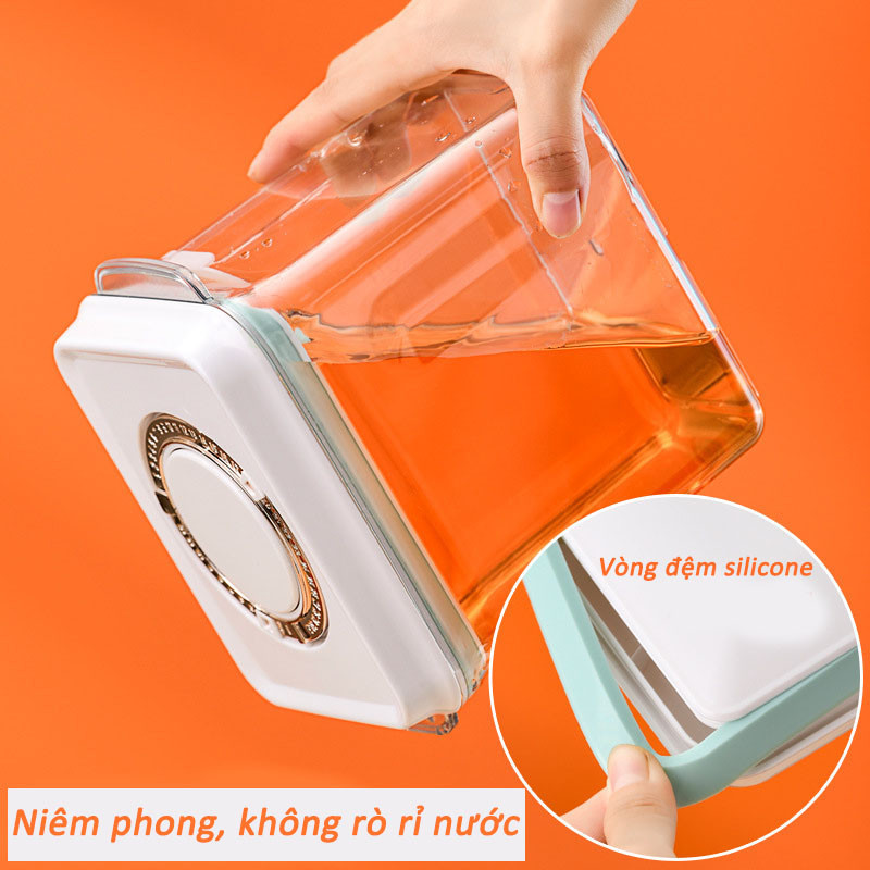 【1800/2400ML】Hộp Đựng Sữa Bột Chống Ẩm， Hộp Trữ Sữa Cho Bé Hút Chân Không Hàng Chính Hãng，nút cảm ứng，1800ml/2400ml
