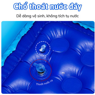 Hồ Bơi Cho Bé Bunnies Mặt Đáy Thiết Kế Chống Trượt Dễ Bơm Xả Gấp Gọn Tiện Lợi Không Gian Rộng Rãi, Nhiều Size Lựa Chọn