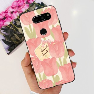 Ốp Chống Sốc Cho LG V30 Ốp Lưng V35 + V30 Plus / V30s ThinQ / V35 ThinQ Vỏ Mềm Mới Phong Cách Hoa Bướm Vỏ Điện Thoại