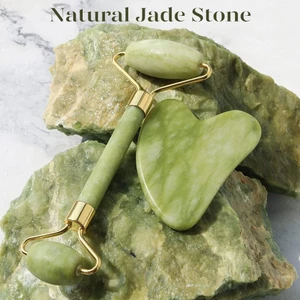 Ngọc Tự Nhiên Guasha Ban Con Lăn Bộ Mặt Cổ Cơ Thể Gua Sha Massage Dụng Cụ Giảm Béo Làm Săn Chắc & Loại Bỏ Nếp Nhăn