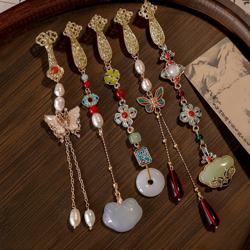 Mới Phong Cách Trung Quốc Sang Trọng Mặt Dây Chuyền Cảm Giác Cao Cấp Ruyi Mặt Dây Chuyền Phụ Kiện Nữ