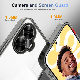 Dành Cho Realme C55 Ốp điện thoại Trong Suốt Chống Sốc Sang Trọng Trong Suốt Chống Trầy Xước Ốp điện thoại Vỏ