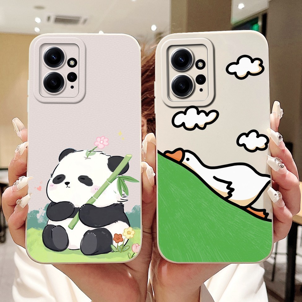 Ốp lưng Redmi Note 12 4G Chống sốc hình mèo dễ thương Vỏ hình bướm hoa sang trọng Xiaomi Redmi Note 12 4G Vỏ điện thoại