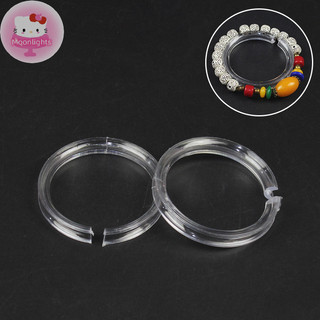 Moonlights 10 Chiếc Trong Suốt Acrylic Vòng Tay Màn Hình Đứng Trang Sức Trưng Bày Kệ Vòng Tròn Trang Sức Chân Đế EN