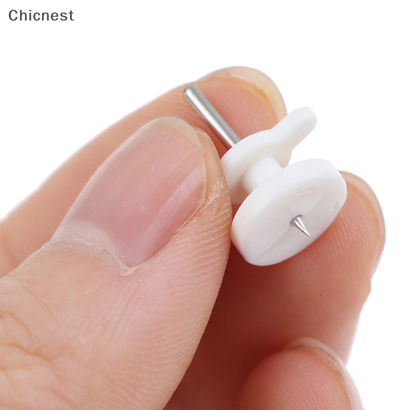 [Chicnest] 10 Cái Móc Treo Tường Nhỏ Móng Tay Không Dấu Vết Cho Khối Chất Kết Dính Bê Tông Cửa Hàng Cứng