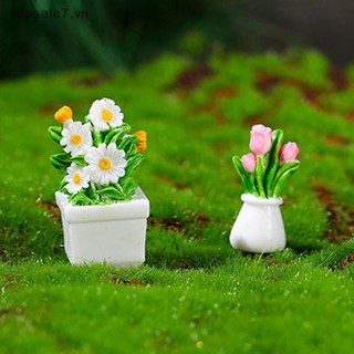[ToyFeb] 1 Cây trồng trong chậu Mô phỏng Nhà búp bê mới Chậu thu nhỏ cho cây xanh trong chậu Nội thất nhà búp bê Trang trí nội thất {vn}