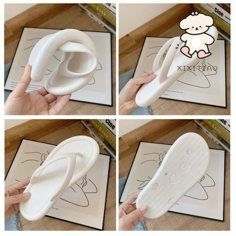 Xixitiao Dép Mùa Hè Nam Nữ Thời Trang Thường Ngày Phù Hợp Với Đế Mềm Chống Trơn Trượt