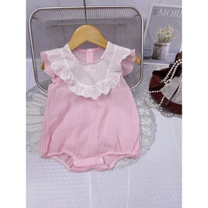 body siêu cute yếm ren hàng hàn quốc cao cấp cho bé gái bé trai 3-12kg, body sute cho bé