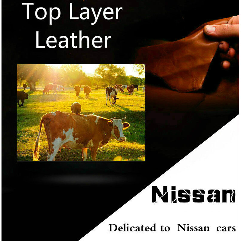 Bọc vô lăng xe bằng da bò cho Nissan Qashqai X Trail t32 Juke Note Tiida Almera Rogue