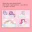 Set 20 Nhãn Vở Hình Ảnh Dễ Thương Mẫu NGỰA PONY - Gì Cũng In - Decal Chống Thấm Nước