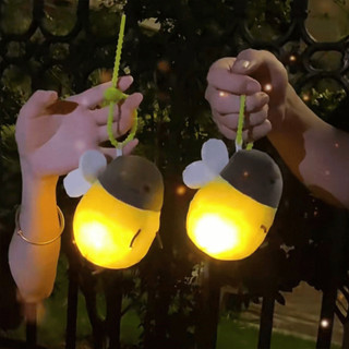 Móc Khoá Phát Sáng Đom Đóm Hot Trend Đèn Nhấp Nháy Nhiều Màu Móc Chìa Khóa Đom Đóm Cute NGÓI HOME - MK05