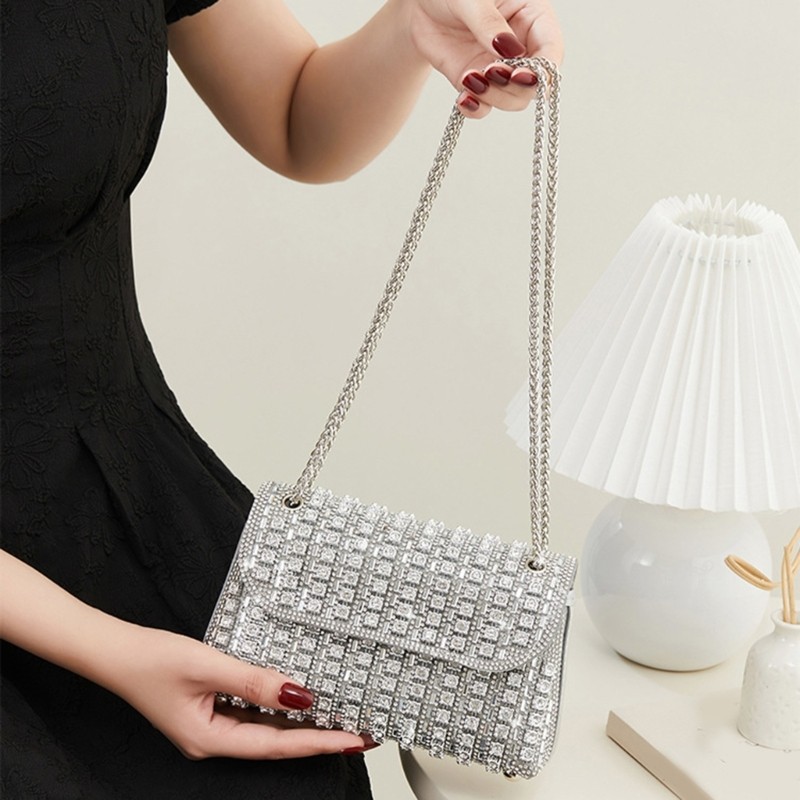 FL Kim Cương Giả Ví Túi Xách Nữ Dây Đeo Vai Túi Đeo Ngang Quà Tặng