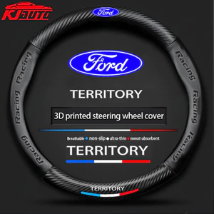 Vỏ bọc vô lăng ô tô bằng da Ford Territory Thoải mái và chống trượt cho phụ kiện nội thất Lãnh thổ CX743 CX756