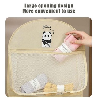 Túi treo tất NOOKSTORY, Túi đựng đồ lót nhiều lớp dung tích lớn, có móc treo Túi 2 / 3 lớp