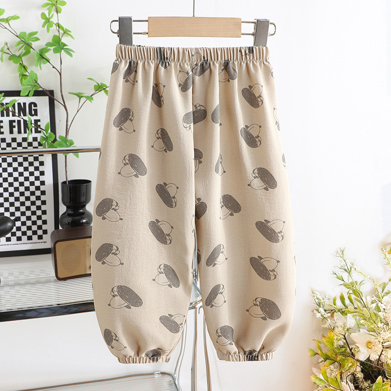 Mùa Hè Phong Cách Mới Trẻ Em Quần Muỗi Phiên Bản Hàn Quốc Mắt Cá Chân Dài Thoáng Khí Quần Thể Thao Đa Năng Nhẹ Khỏa Thân Thiết Kế An Toàn Người Bảo Vệ 9P9U