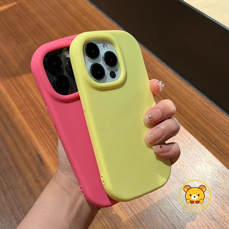 Ốp Điện Thoại Màu Kẹo Tươi Mùa Hè Cho iPhone 16E 16 Pro Max 15 14 Plus 11 Pro Max 16ProMax 15ProMax Vỏ Mềm Mờ Dễ Thương Chống Sốc Chống Rơi Ốp Lưng