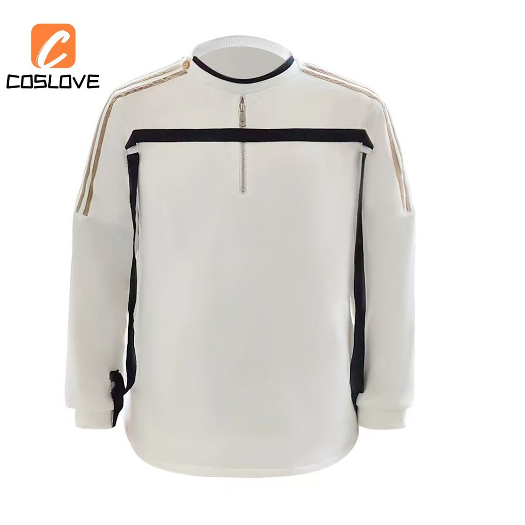 Tình Yêu Và Deepspace Caleb Cosplay Quần Áo Mùa Xuân Hàng Ngày Top Quần Áo Áo Trắng Anime Trò Chơi Cosplay Phục Hồi Hoàn Hảo