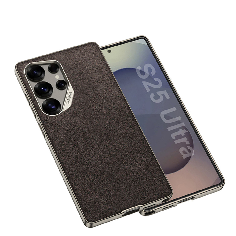 Ốp Da Vỏ Cứng Chống Sốc Cho Galaxy S25 Ultra Ốp Lưng Điện Thoại Samsung Galaxy S25 S24 S23 Ultra Bảo Vệ