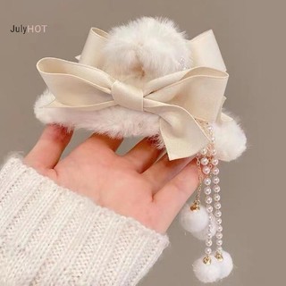 Julyhot Sang Trọng Móng Vuốt Nơ Tua Rua Kẹp Tóc Móng Vuốt Tốt Nhất Cho Tóc Dày Nữ Phụ Kiện Massivedeals