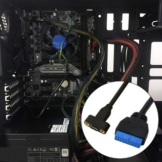 Clip USB C Nữ sang IDC20P Nữ Cáp Nối Dài 20Pin Cáp Dữ Liệu 5Gbps Cho Máy Tính Bo Mạch Chủ Accesso