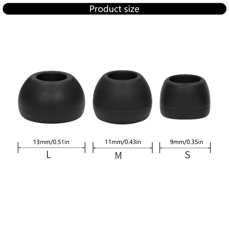Nút Tai IOR Đầu Tai Cho Tai Nghe IE80s CX275s Từ Silicon Mềm 3 Kích Thước