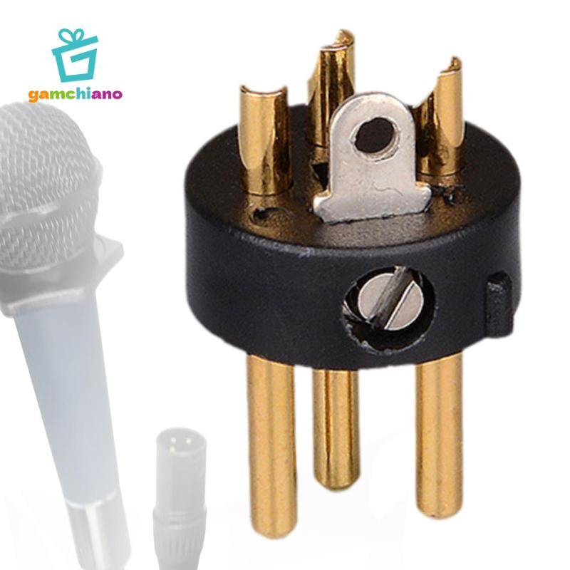 10 Chiếc Mic 3 Pin Kết Nối Đầu Chuyển Đổi Âm Thanh Phụ Kiện XLR Cắm 3 Pin Cắm Mic Bộ Chuyển Đổi Âm Thanh Cho Máy Trộn Sân Khấu