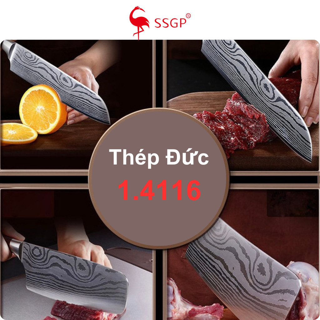 Dao chặt xương Munich SSGP của  - SS01608, dao làm bếp, dao cắt thịt, dao thái thịt, dao đầu bếp