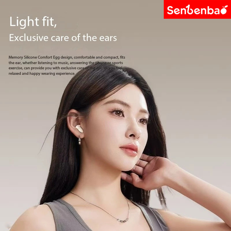 Senbenbao Original SJ7 Tai Nghe Bluetooth Khử Tiếng Ồn Tai Nghe Không Dây HiFi Music HD Gọi Có Micro Bluetooth 5.4