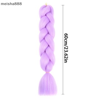Meisha888 1PC Đơn Sắc Bện Tóc Phần Mở Rộng Tóc Jumbo Nhiều Màu Sắc Xoắn Châu Phi Bẩn Bím Tóc Giả Dreadlocks DIY Trang Trí