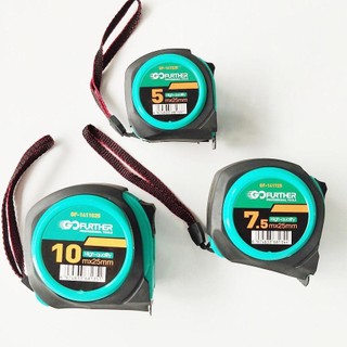 Thước Cuộn (Thước Rút) 5m 7.5m 10mm Bản rộng 25mm Cứng Vỏ bọc cao su Chống va đập