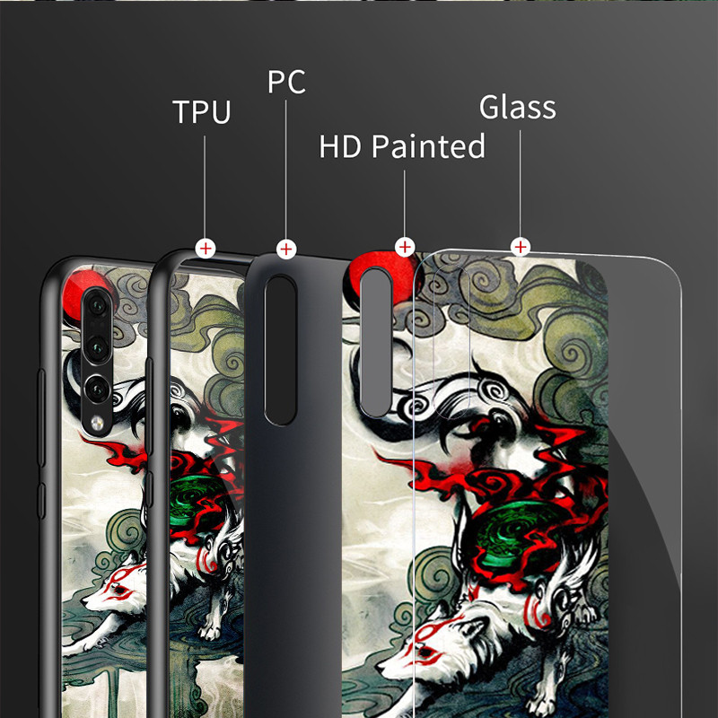 Okami amaterasu 01 Kính Ốp Lưng Điện Thoại Xiaomi POCO F3 F4 F5 M3 M4 M5 M6 4G X3 X4 GT NFC X5 X6 PRO 5G