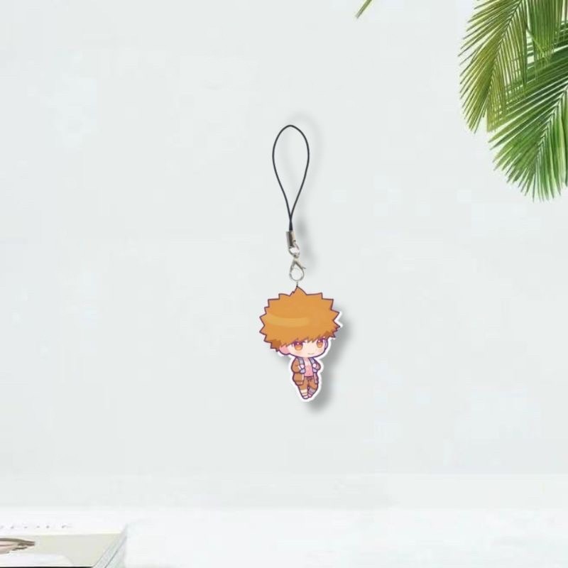 Móc dây treo điện thoại BLUE LOCK ver CHÚC BÉ NGỦ NGON in hình anime chibi mica trong acrylic móc khóa