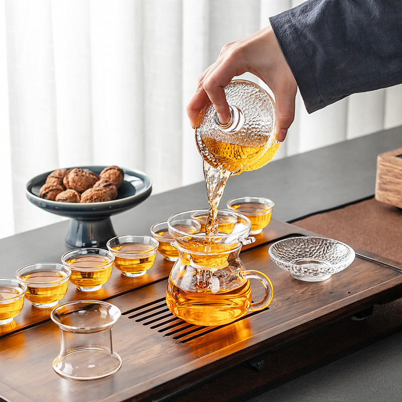Lọc trà, lược trà bằng Thủy tinh (lưới lọc siêu mịn)