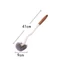 Cọ vệ sinh bồn cầu toilet lưng gù cán gỗ 41x9cm